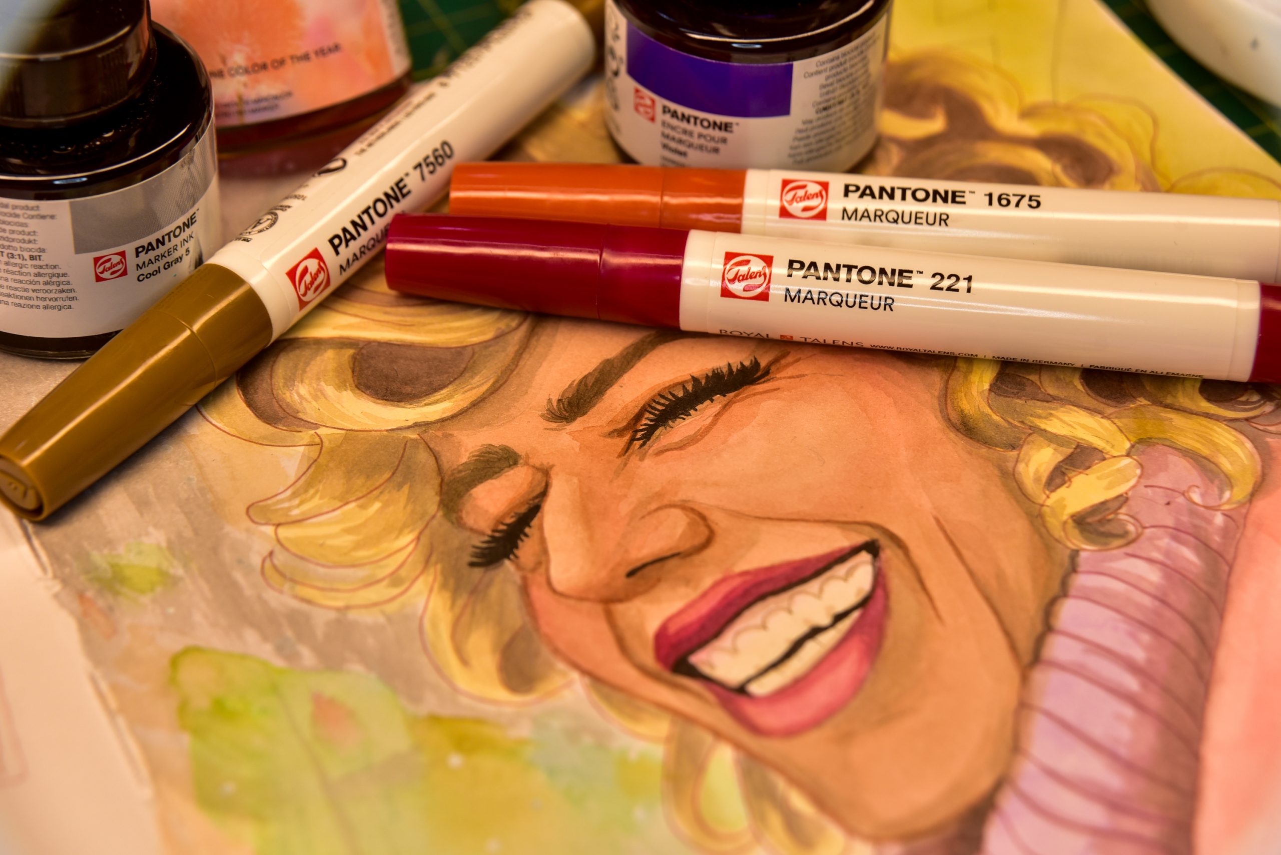 Talens Pantone Markers and Ink